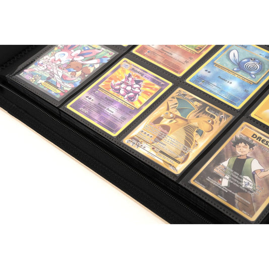 TreasureWise - WiseGuard XL Zip Binder 12 cases - Noir