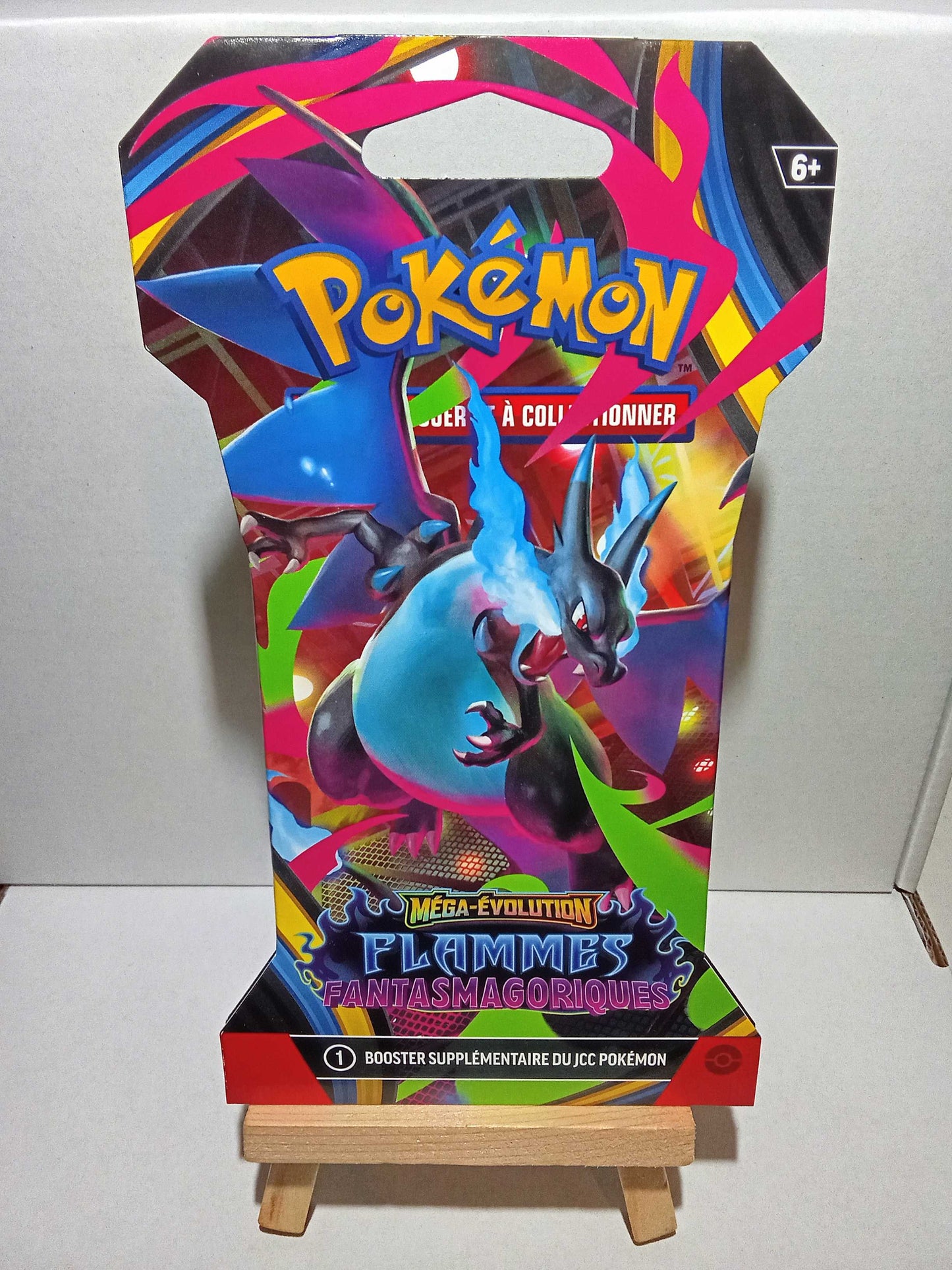 1 Booster Blister Carton Méga évolution Flammes Fantasmagoriques ME02 FR