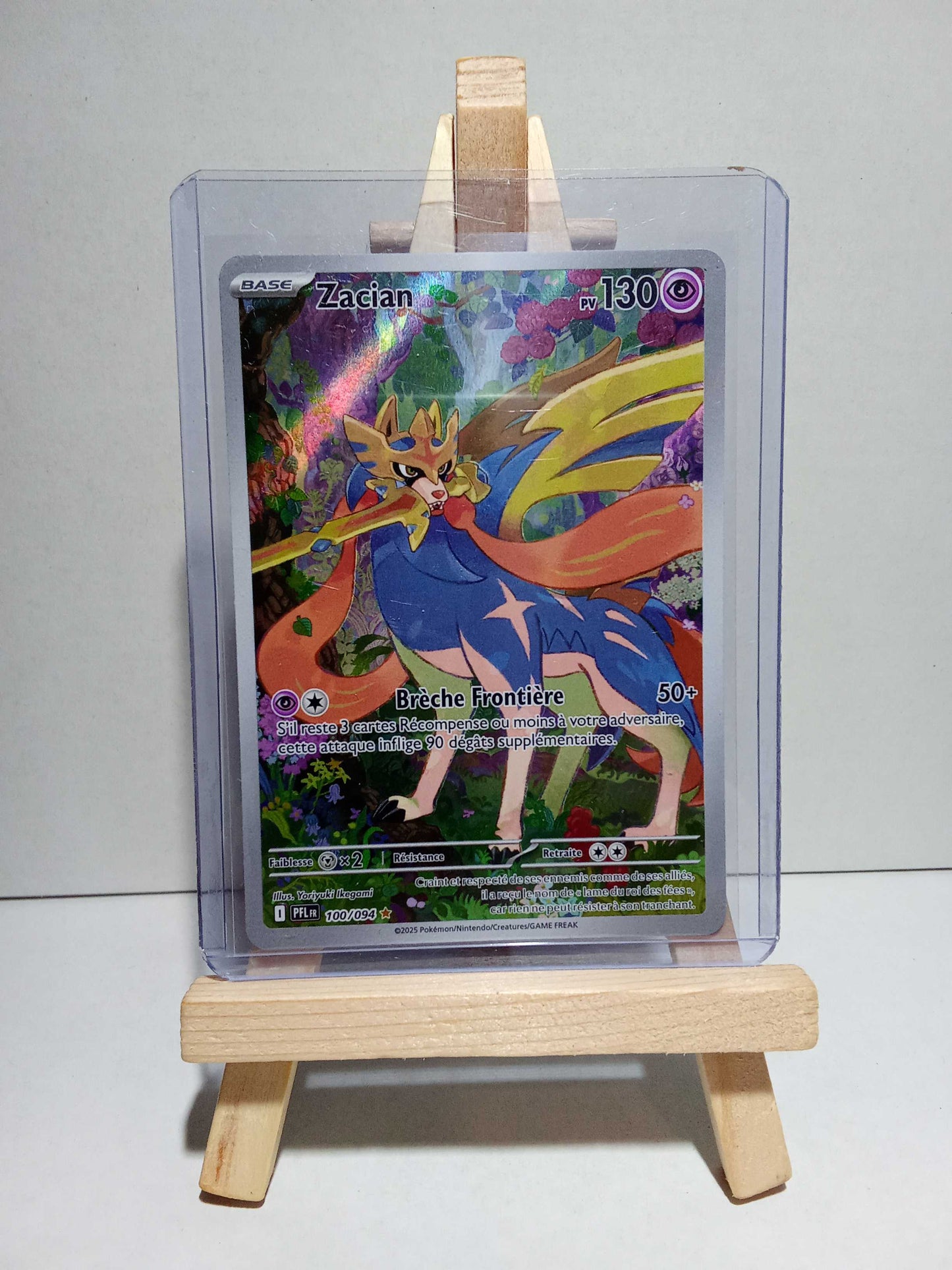 zacian AR 100/094 Méga évolution Flammes Fantasmagoriques ME02 FR
