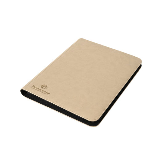 TreasureWise - WiseGuard Zip Toploader Binder 9 cases - Couleur Sable