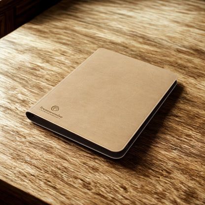 TreasureWise - WiseGuard Zip Toploader Binder 9 cases - Couleur Sable